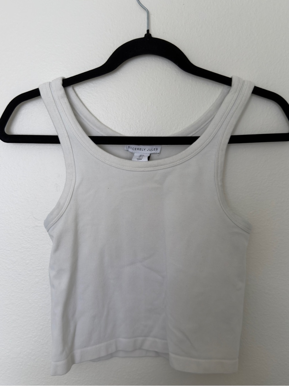Sincerly Jules White Tank Top